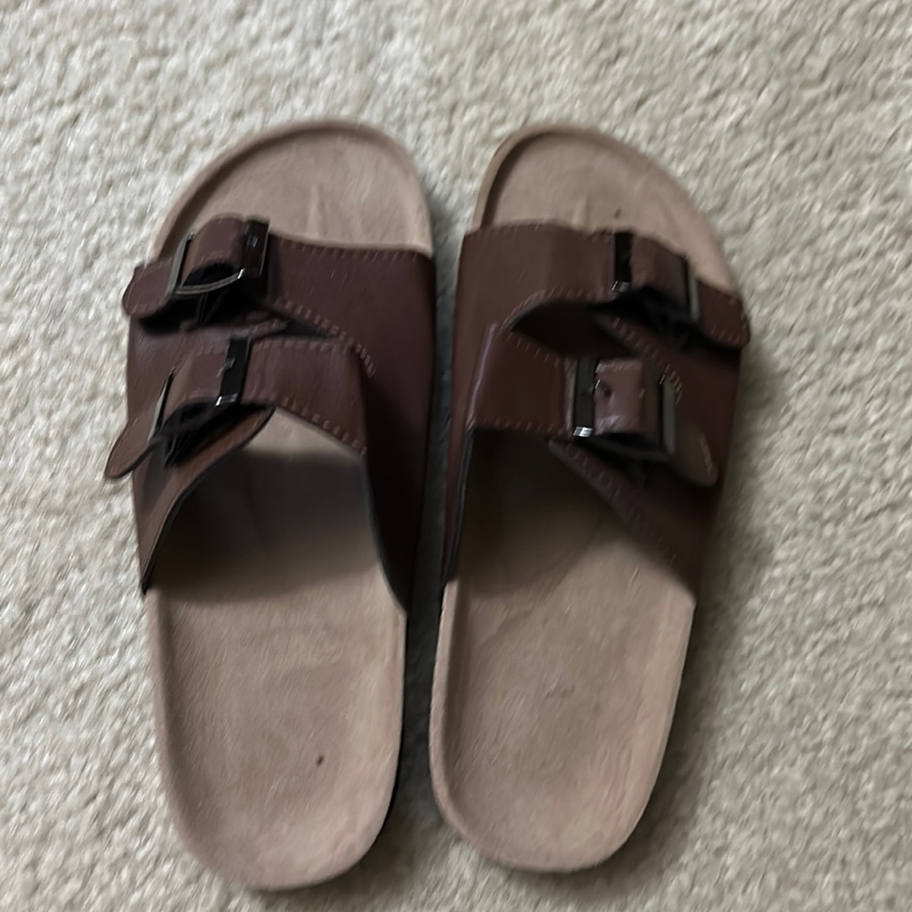 Brown sandals